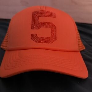 Sp5der Trucker Orange Hat